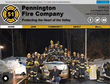 Tablet Screenshot of penningtonfire.org